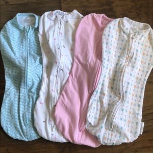 Bundle of 4 SwaddleMe swaddles
